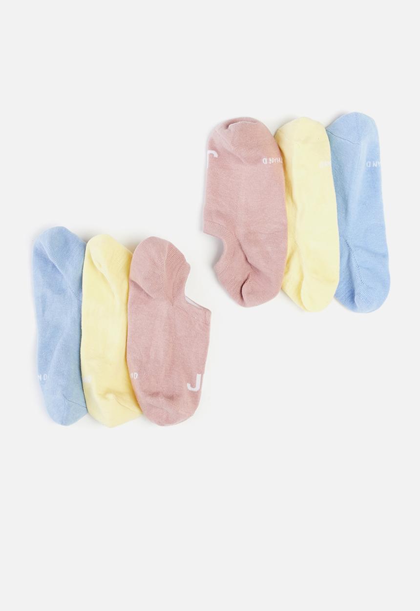 Jonathan D - Branded 3 pack secret socks - multi