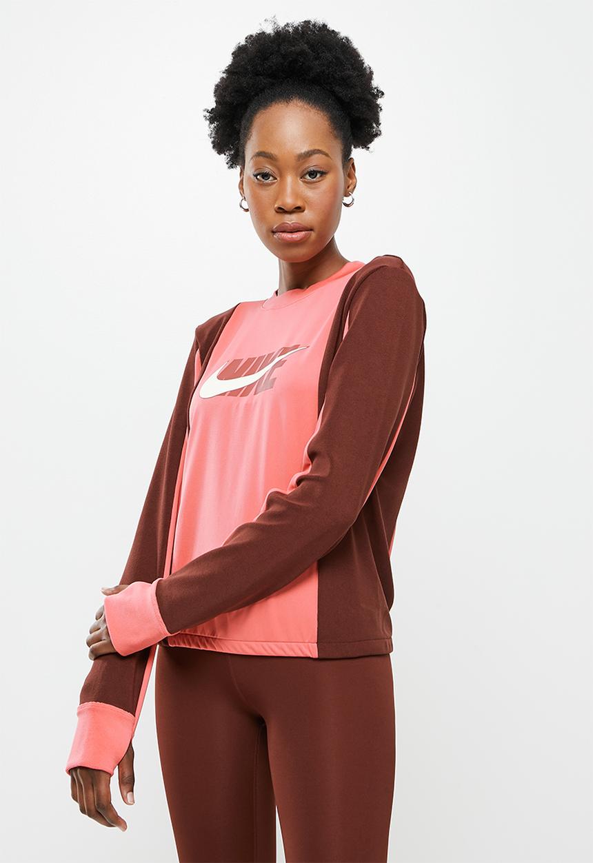 Nike - W nk df icnclsh midlayer - pink 