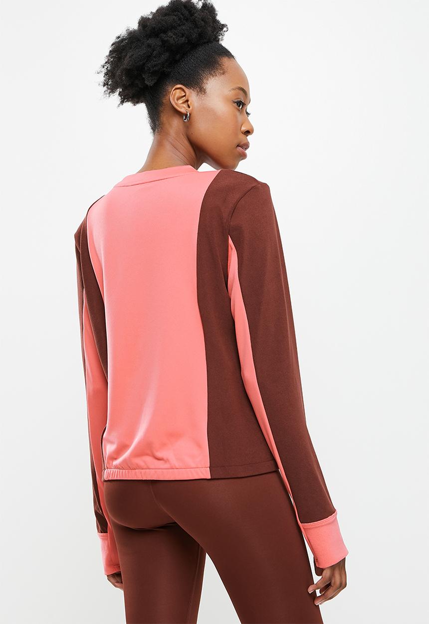 Nike - W nk df icnclsh midlayer - pink 