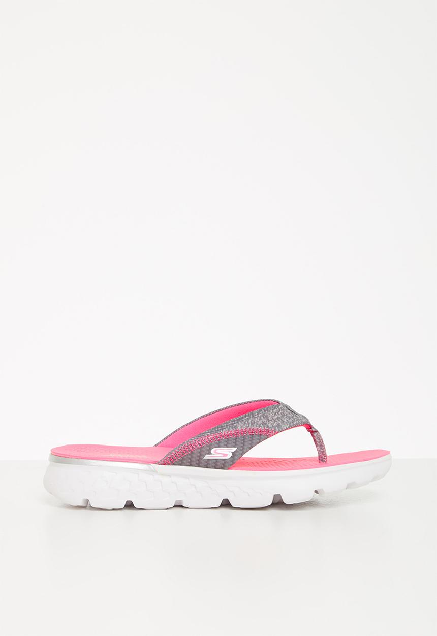 Skechers - On-the-go 400 lil pizazz - gray & pink