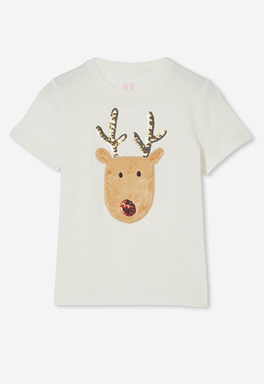 Cotton On - Stevie embellished tee - vanilla