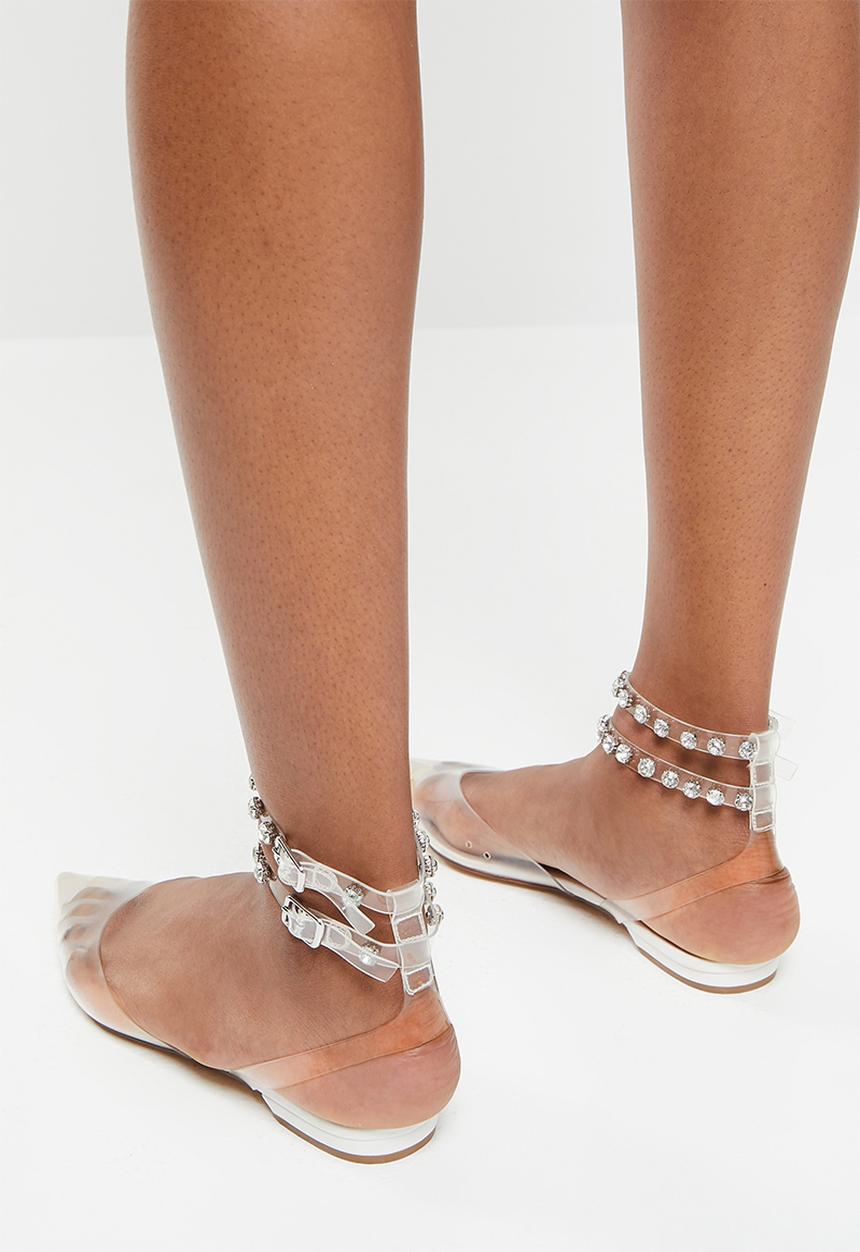 Steve Madden - Ballerina ankle strap - clear
