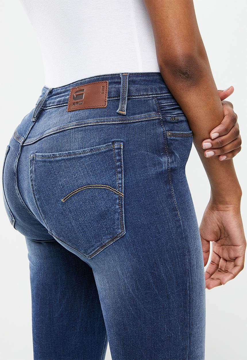 G-STAR - G-star shape high super skinny - worn in blue