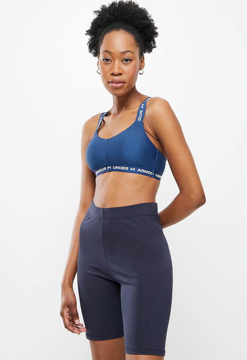 Under Armour - Crossback low impact bra - indigo/phoenix fire