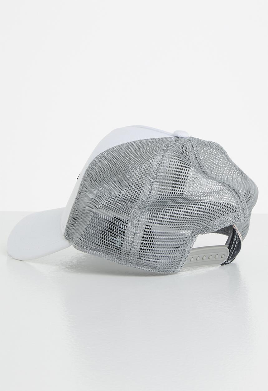 Replay - Peak cap - white & grey 
