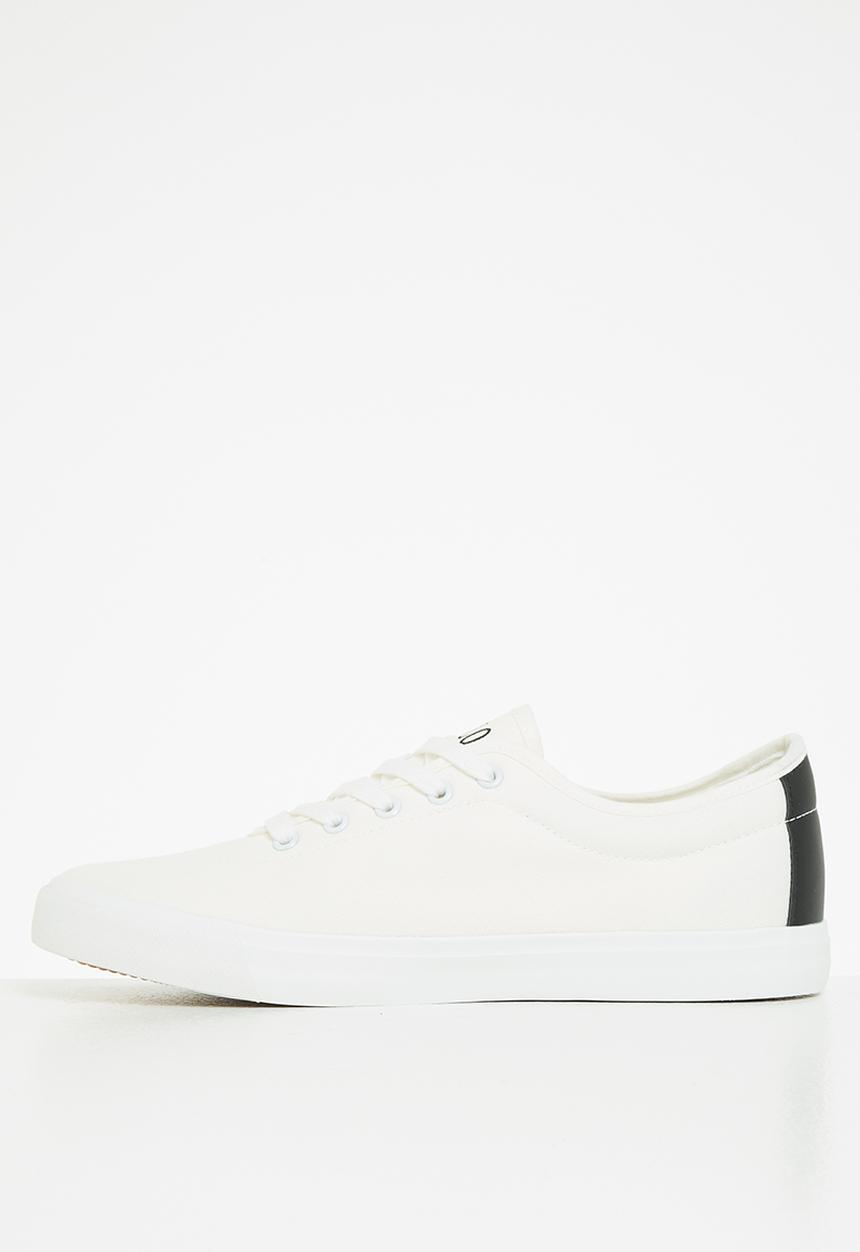 POLO - Ivan contrast side flash sneaker - white
