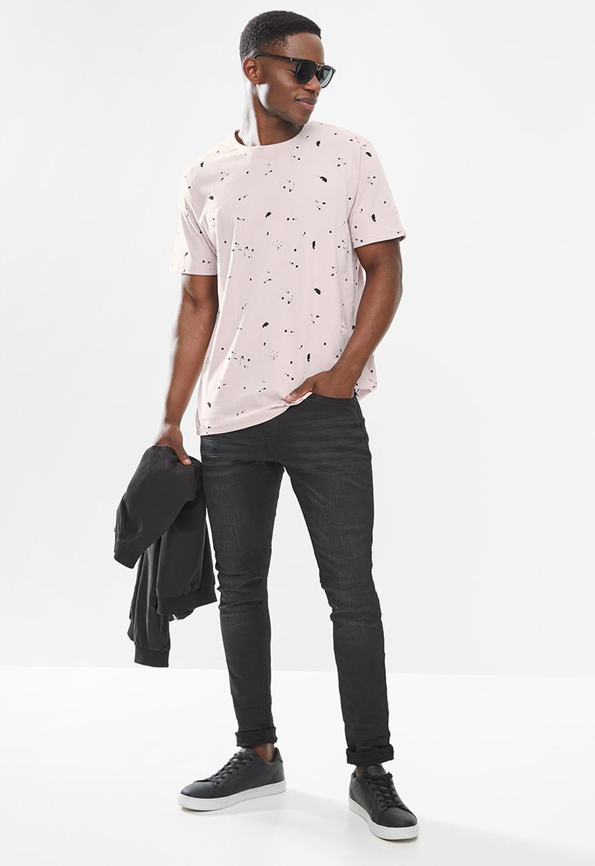 Cutty - Avery box fit fashion tee - mink