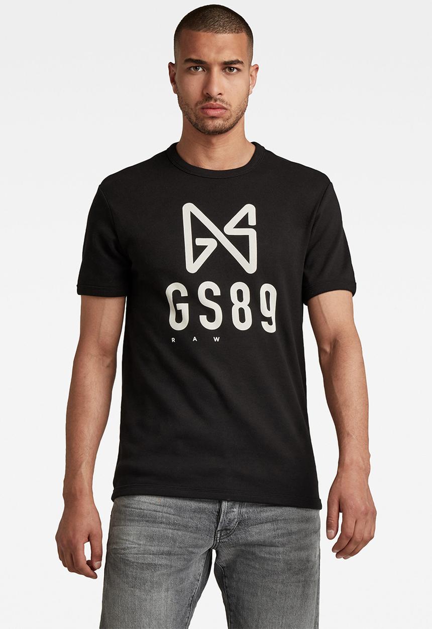 G-STAR - Butterfly logo r t - dk black