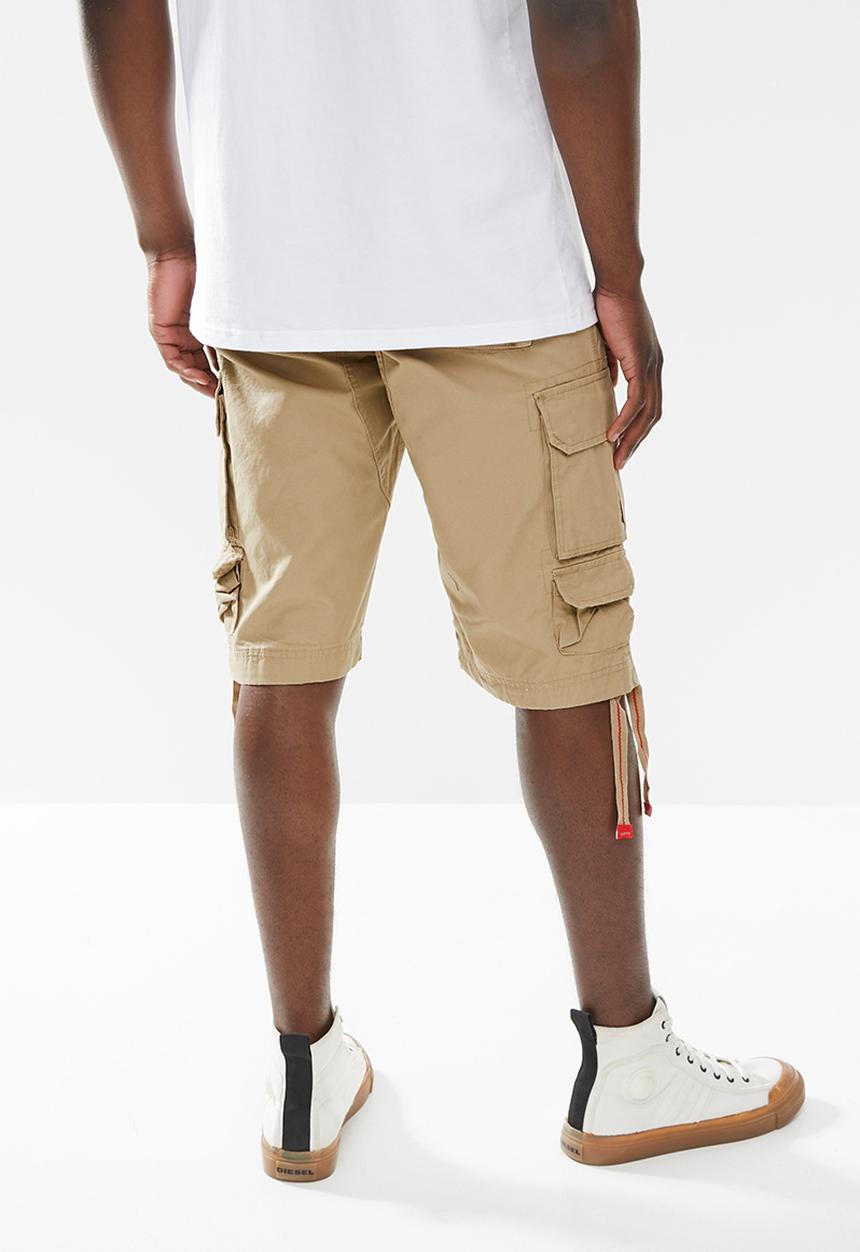 Cutty - Mortar cargo shorts - stone