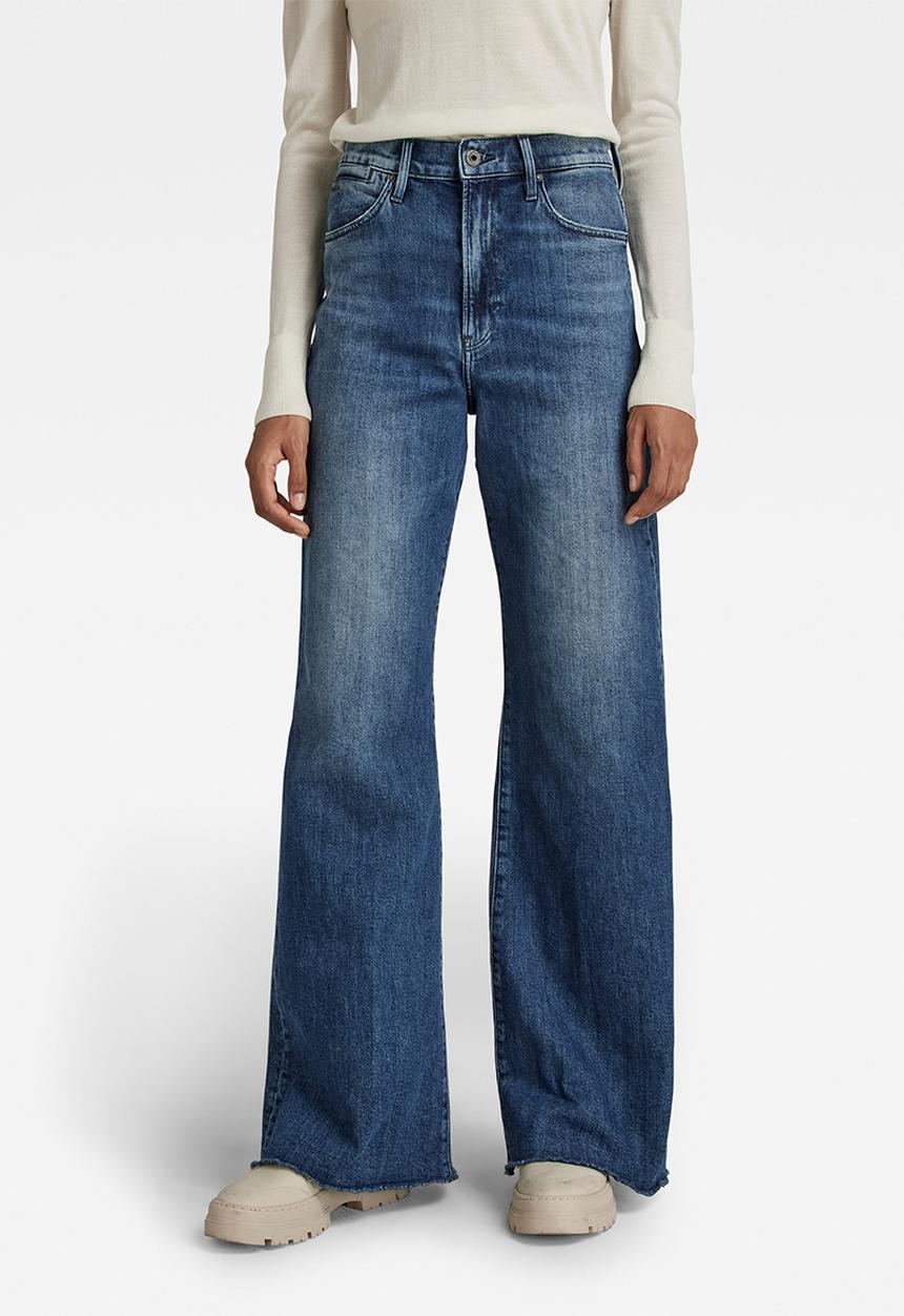 G-STAR - Deck ultra high wide leg - faded santorini