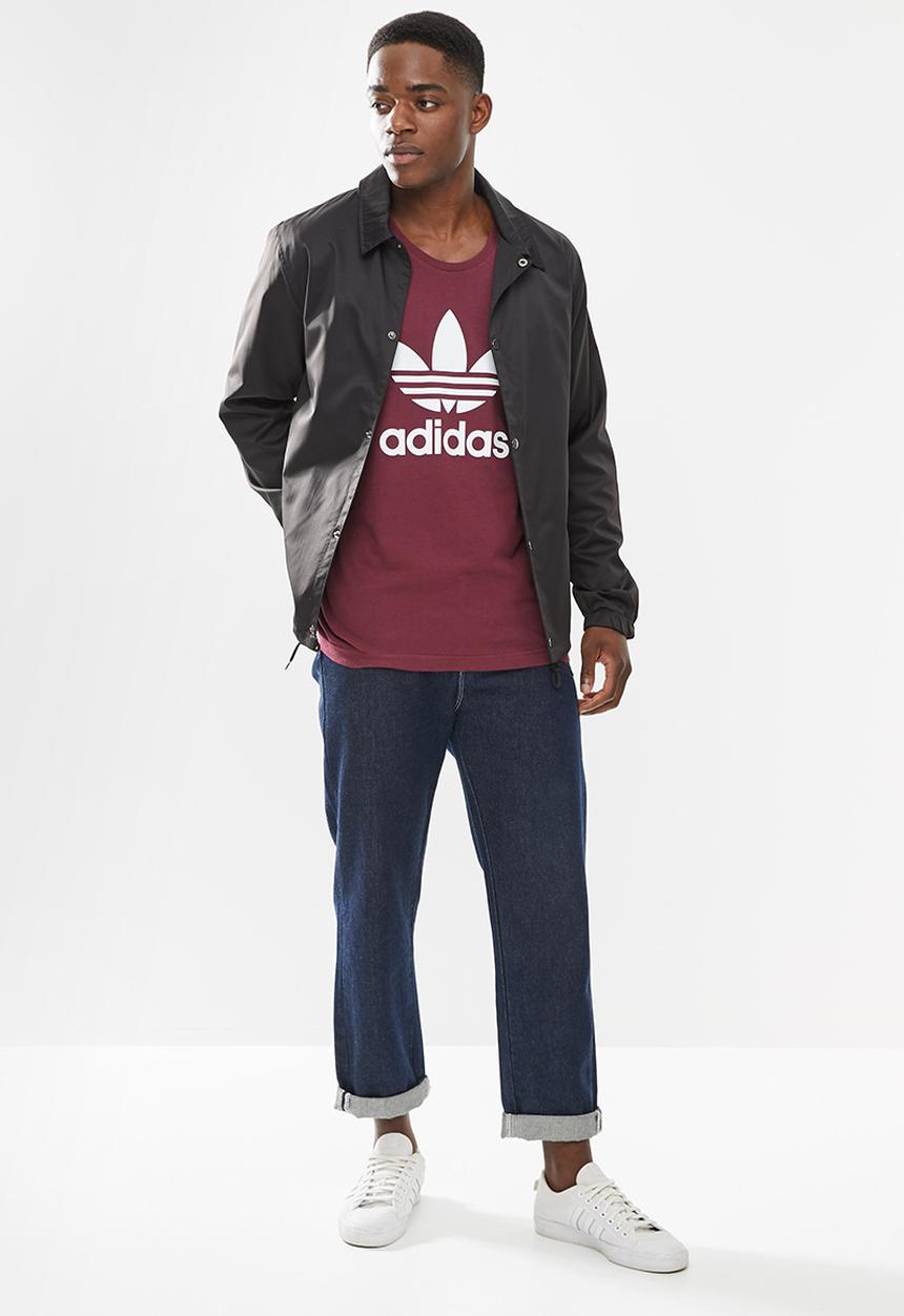 adidas Originals - Trefoil tank - burgundy