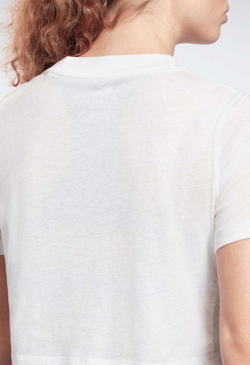 Reebok - Ri crop tee - white & black