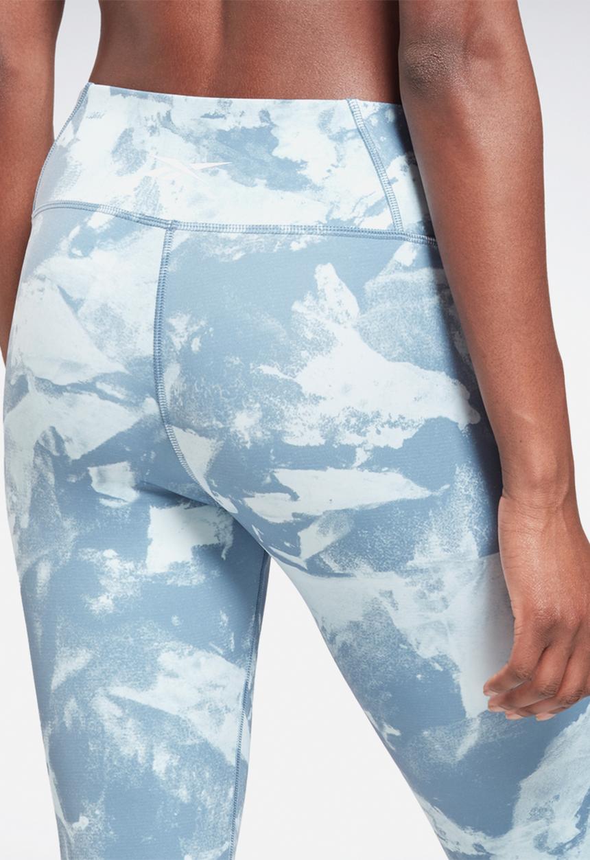 Reebok - Myt aop poly tights - blue slate