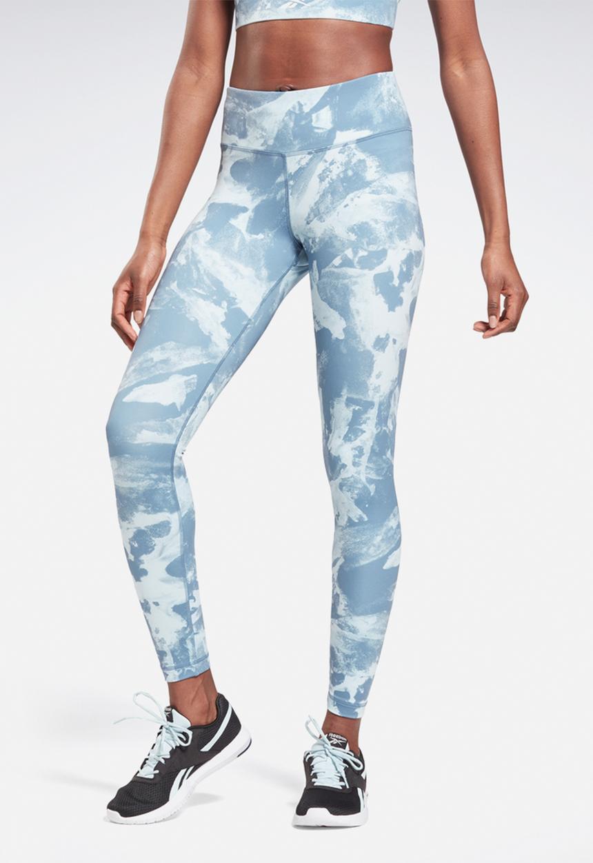 Reebok - Myt aop poly tights - blue slate