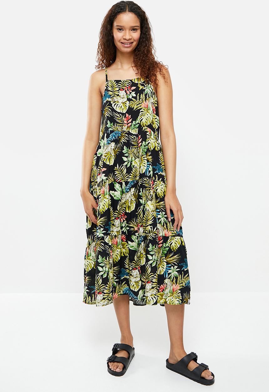 Volcom - Snakedown dress - black tropical