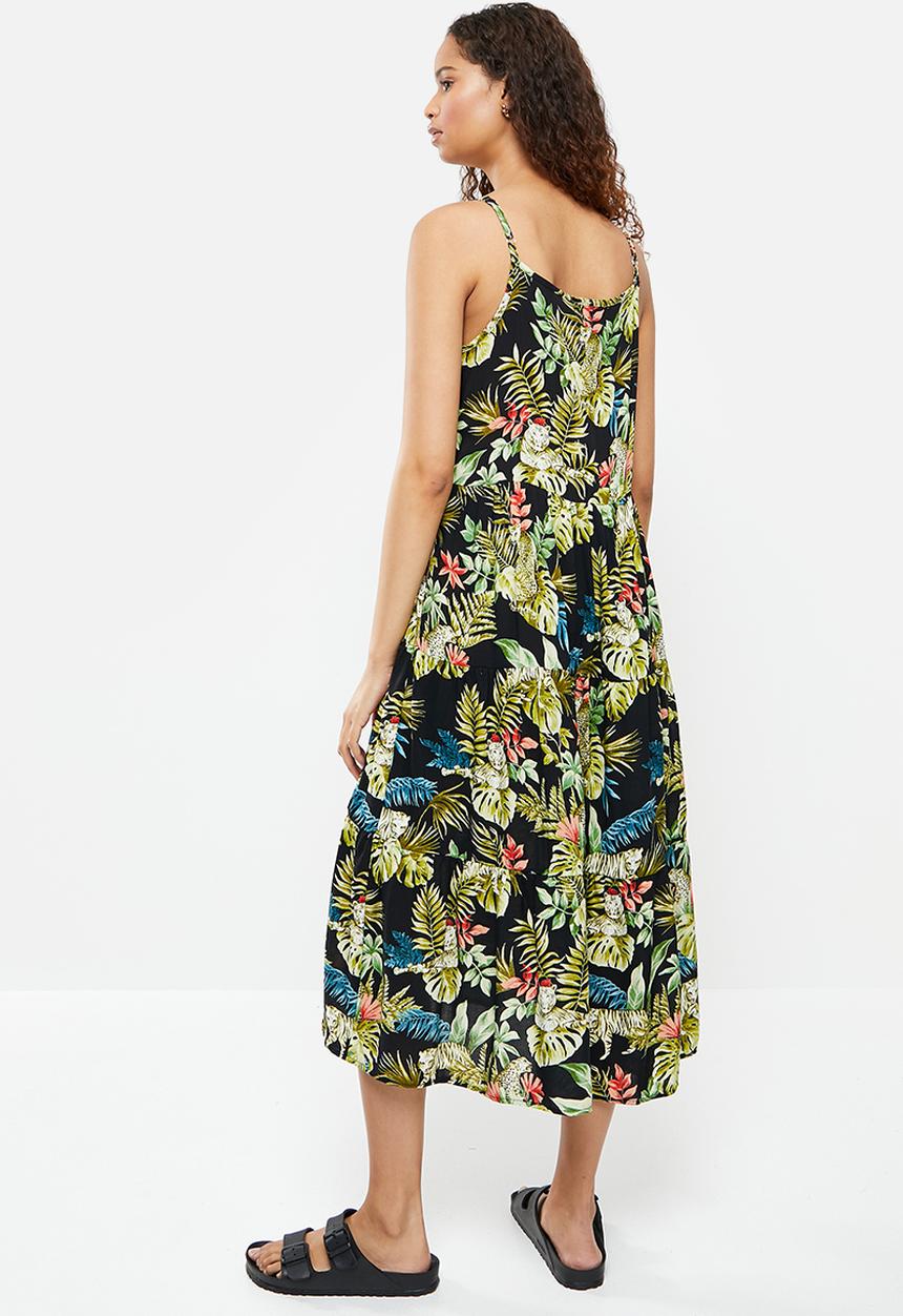 Volcom - Snakedown dress - black tropical