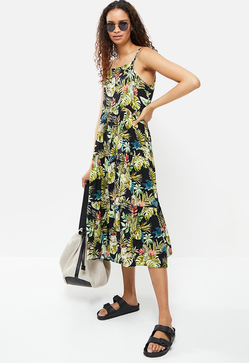 Volcom - Snakedown dress - black tropical