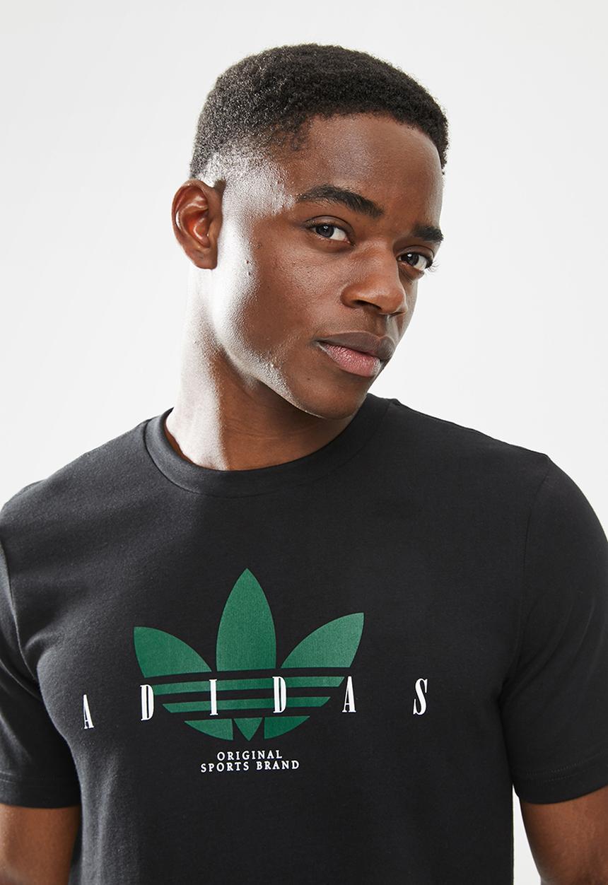 adidas Originals - Trefoil script - black