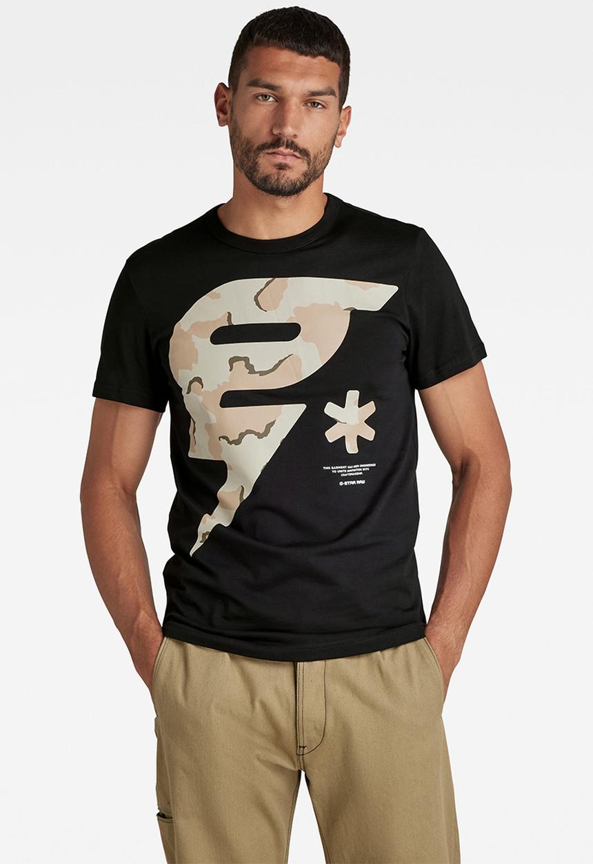G-STAR - Graphic 13 r t s\s - dk black