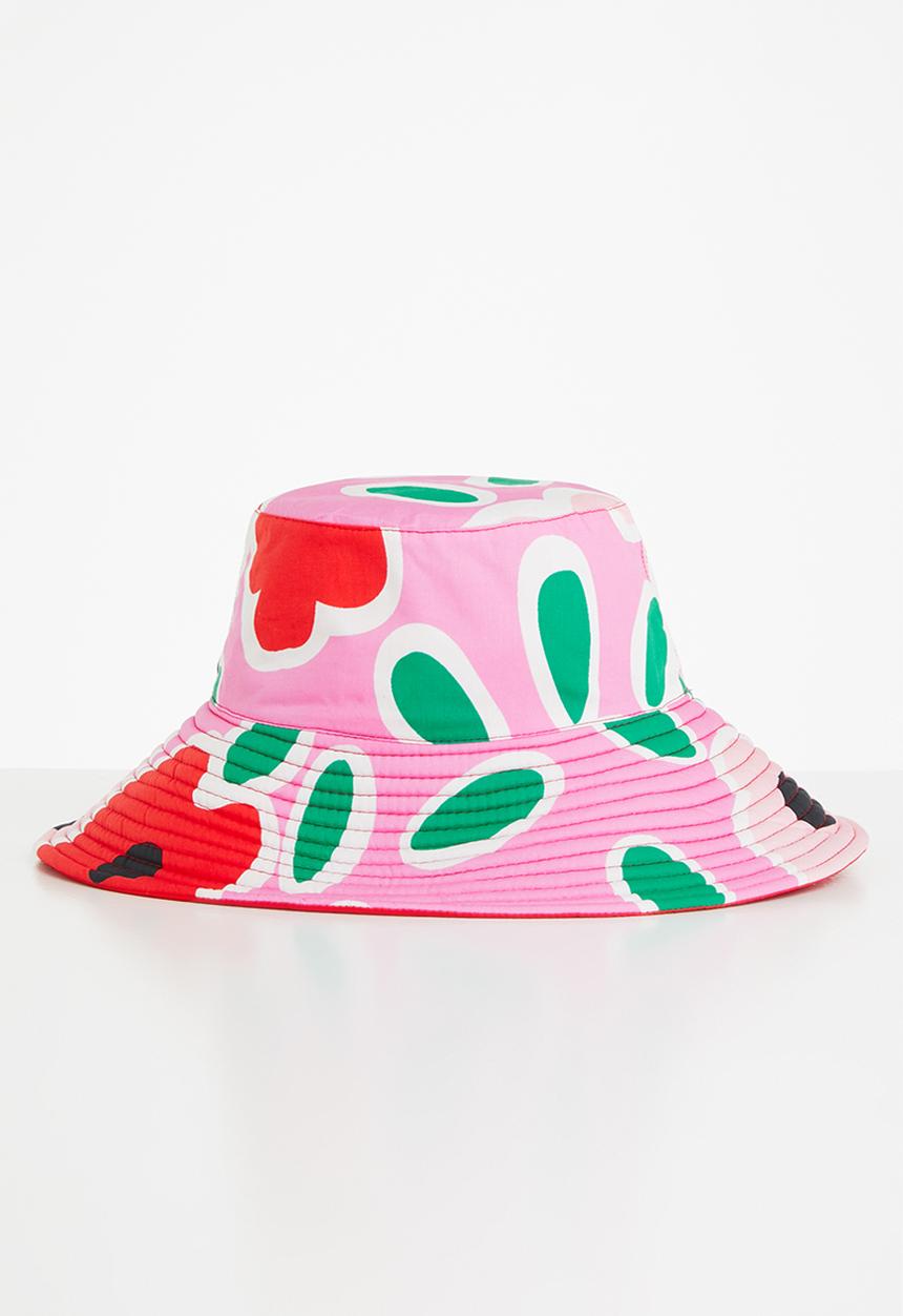 Me&B - Reversible sun hat with long ties - multi 