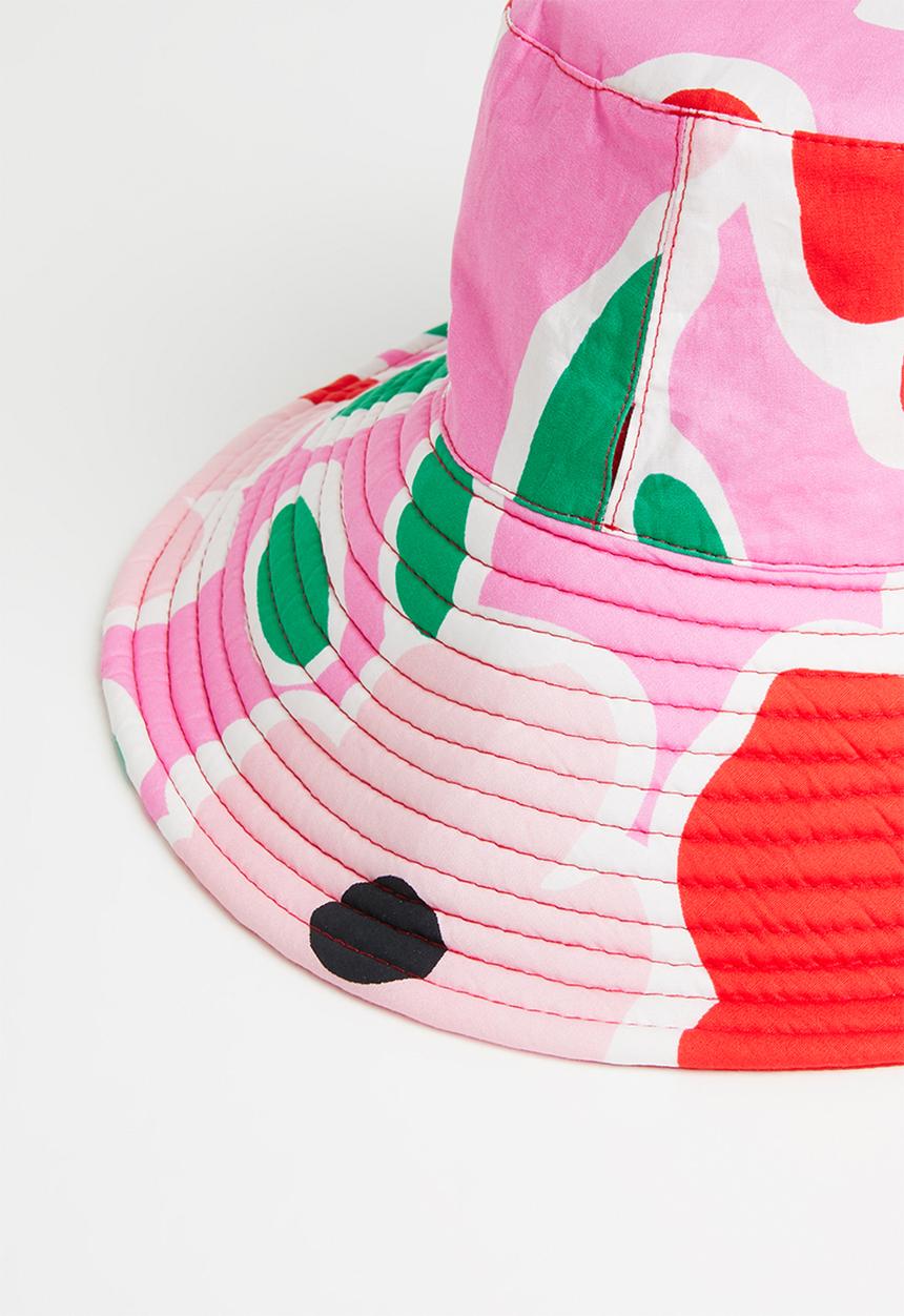 Me&B - Reversible sun hat with long ties - multi 