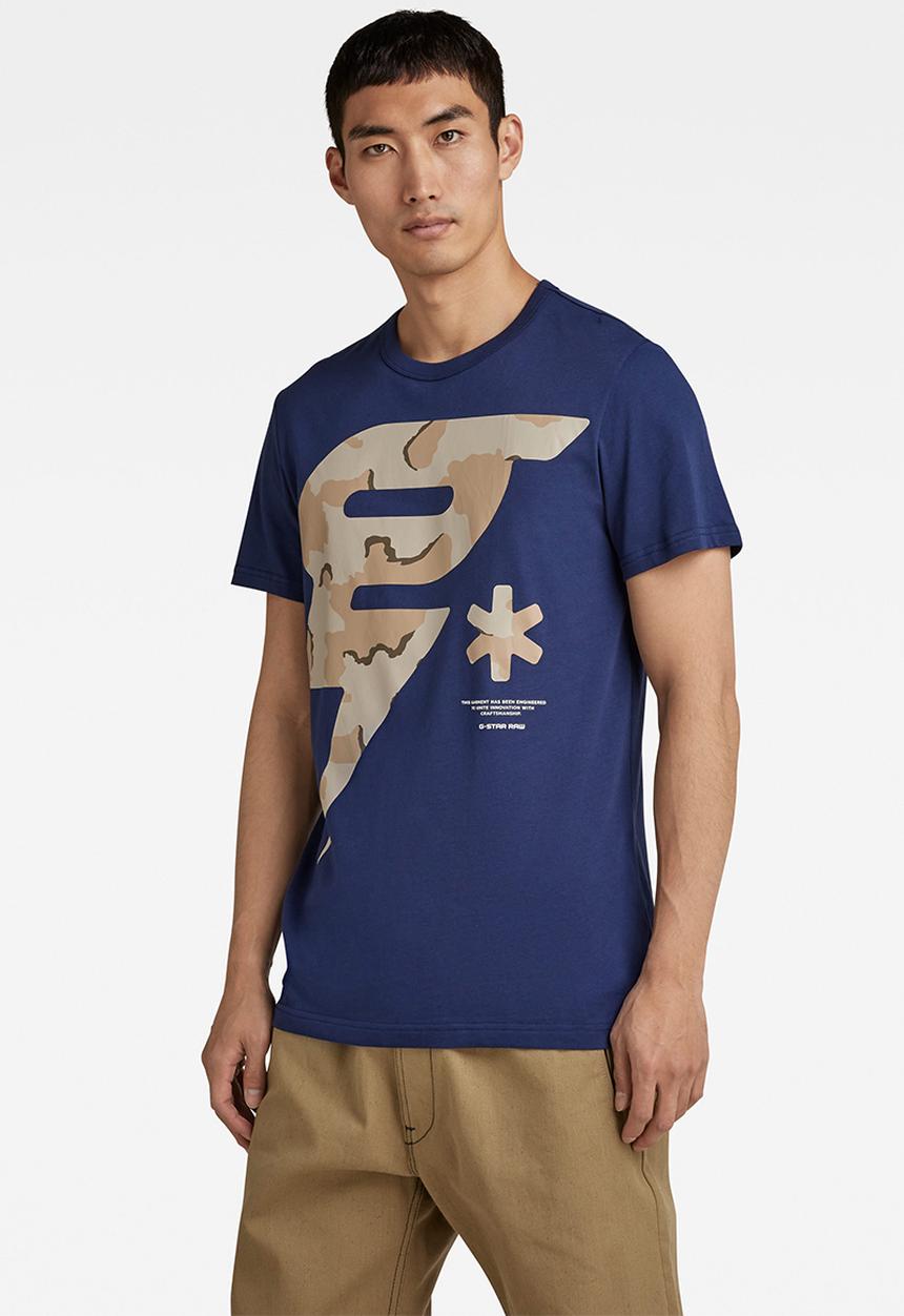 G-STAR - Graphic 13 r t s\s - imperial blue