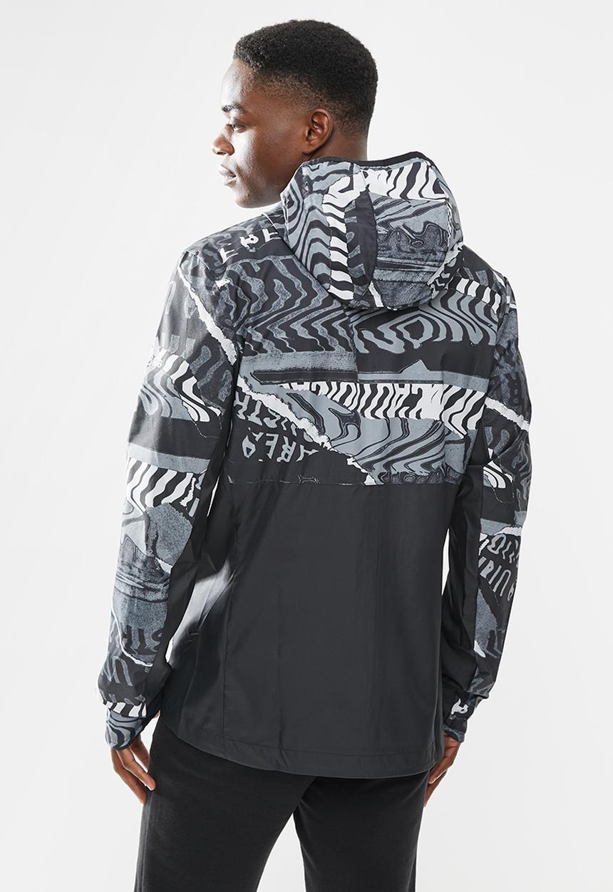 adidas Performance - Own the run jkt - black & grey 