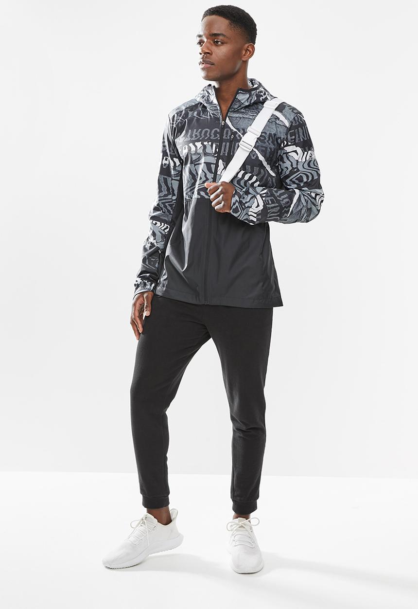 adidas Performance - Own the run jkt - black & grey 