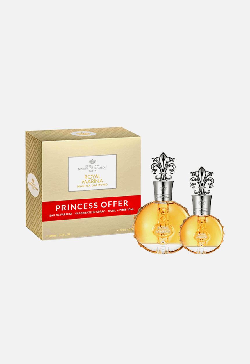 Princess Marina de Bourbon  - Princess Marina de Bourbon Royal Marina Diamond Set