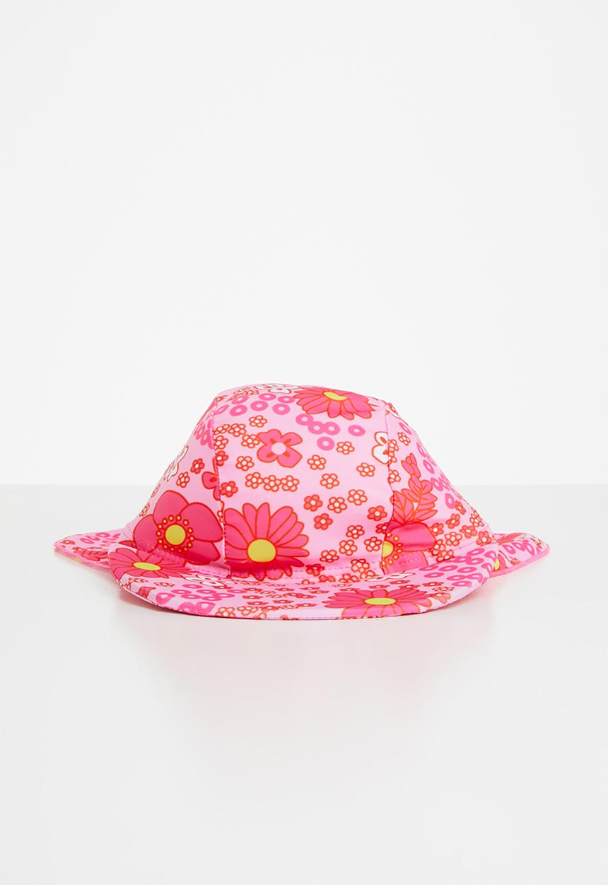 Pop Candy - Girls flower sunhat - pink