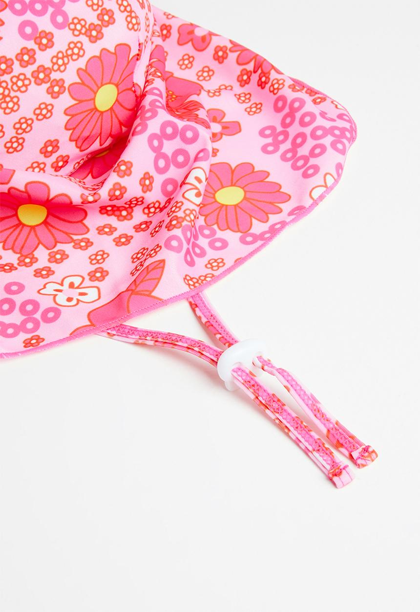 Pop Candy - Girls flower sunhat - pink