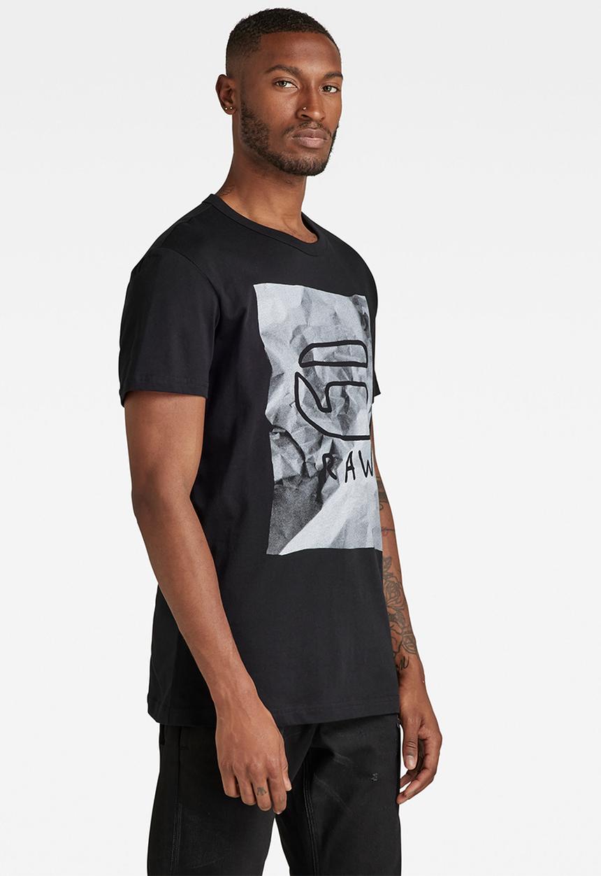 G-STAR - Graphic 9 r t s\s - dk black