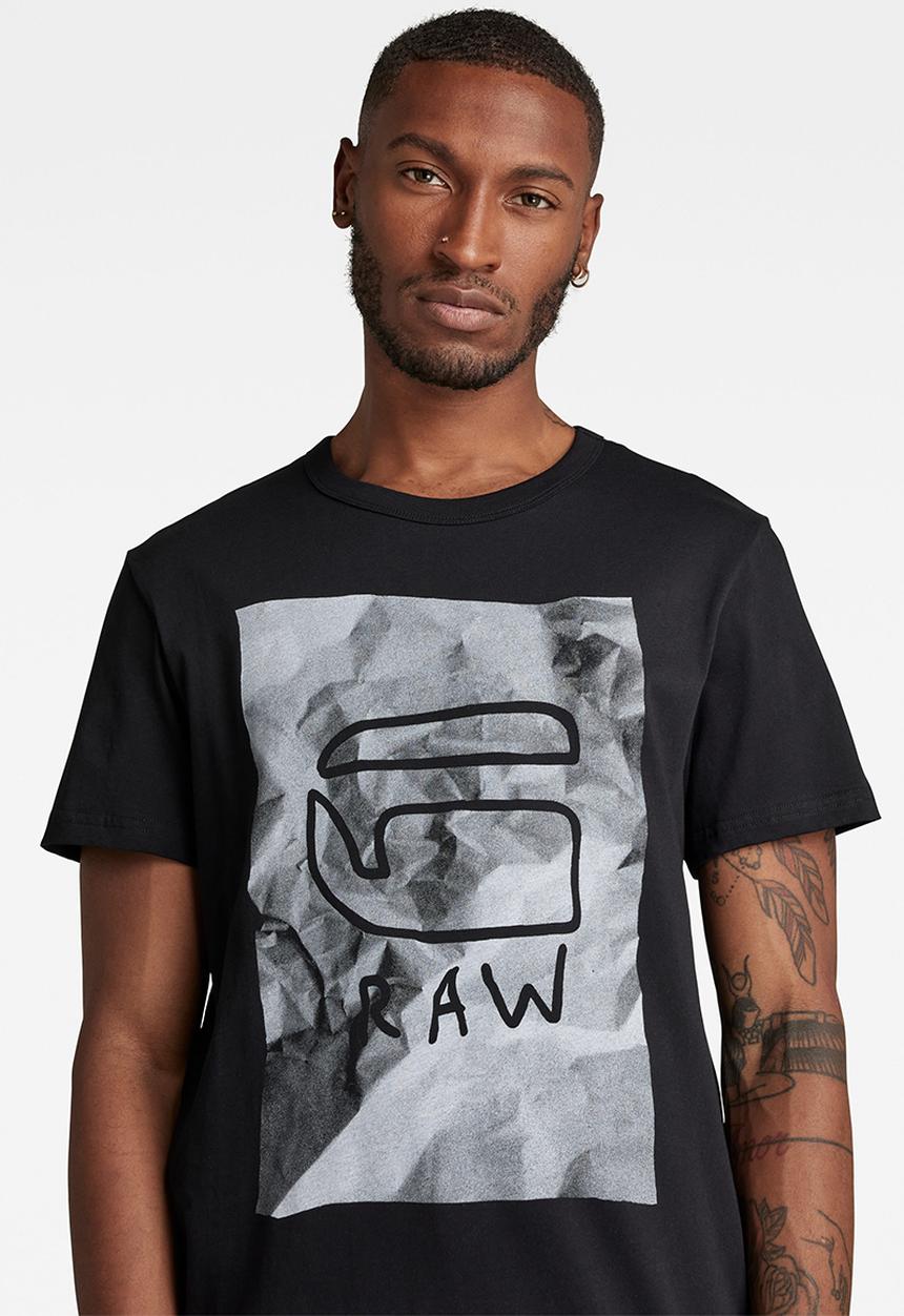 G-STAR - Graphic 9 r t s\s - dk black