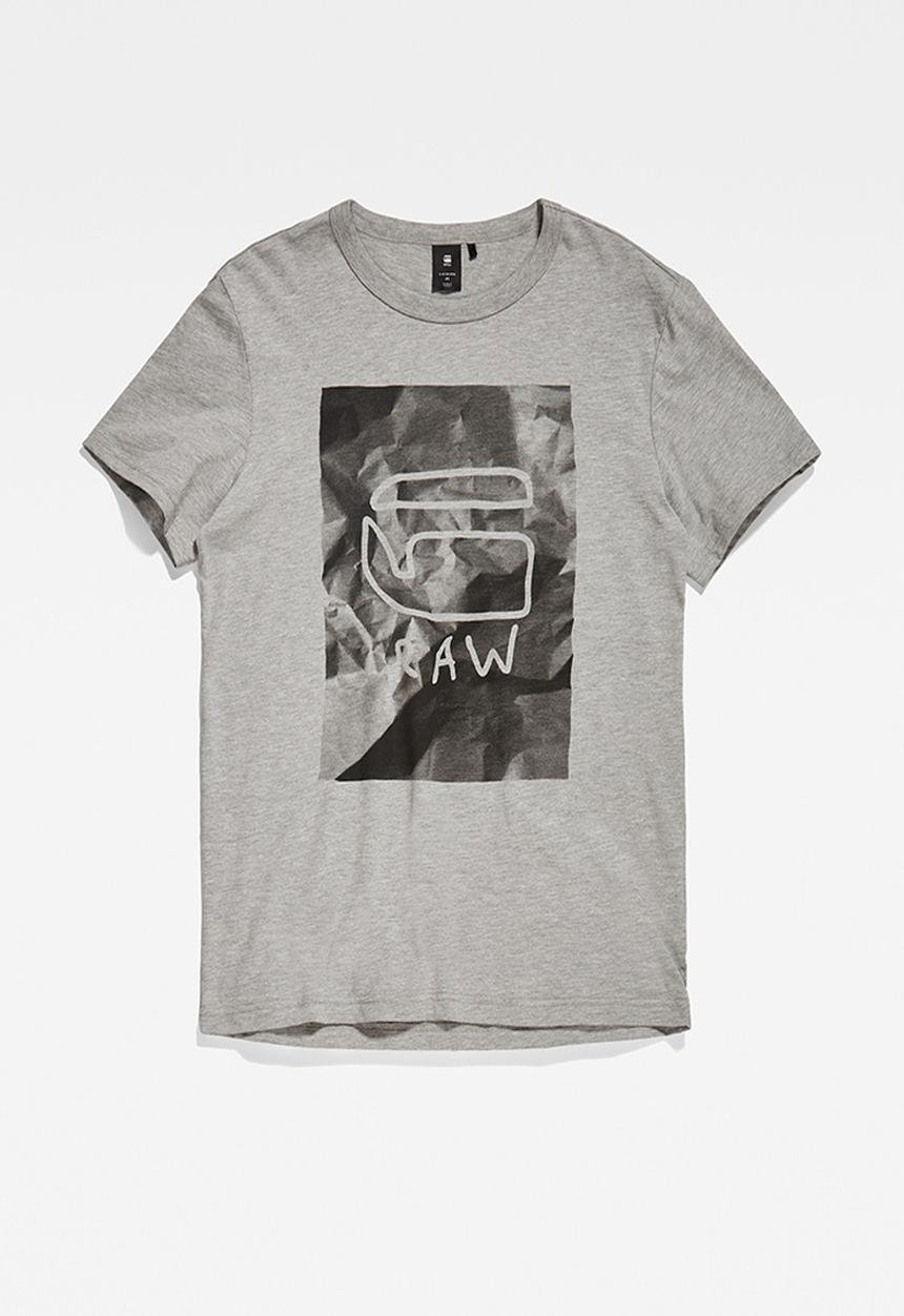 G-STAR - Graphic 9 r t s\s - grey htr