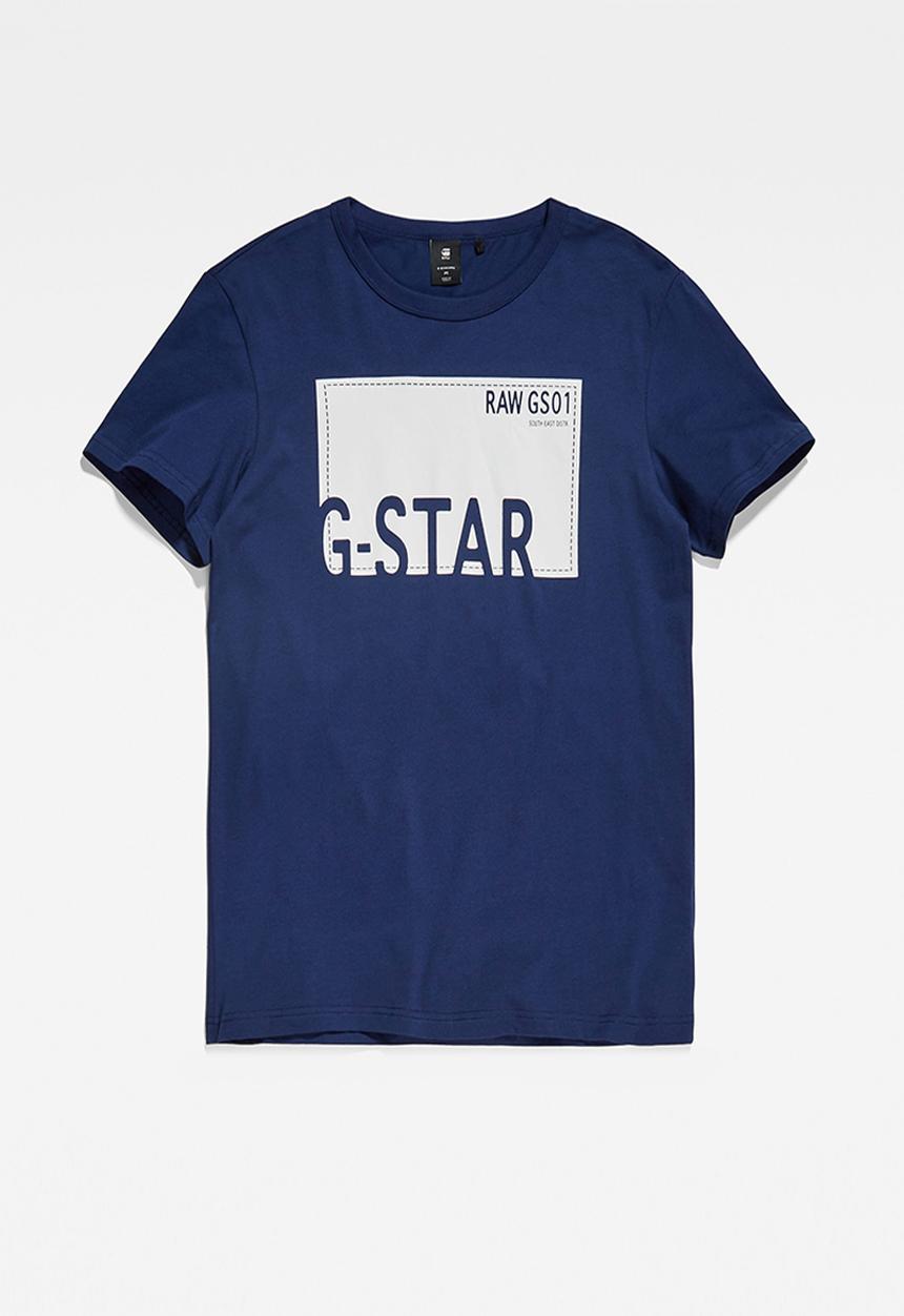 G-STAR - Graphic 8 r t s\s - imperial blue