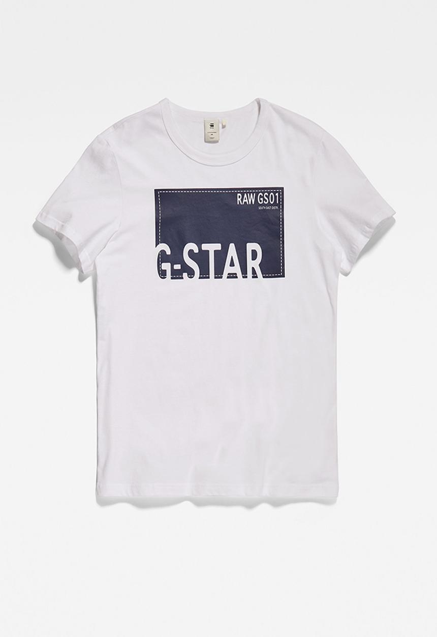 G-STAR - Graphic 8 r t s\s - white