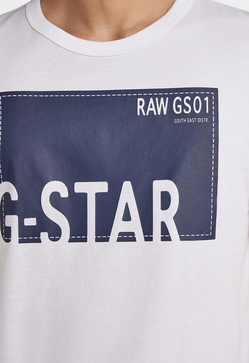 G-STAR - Graphic 8 r t s\s - white