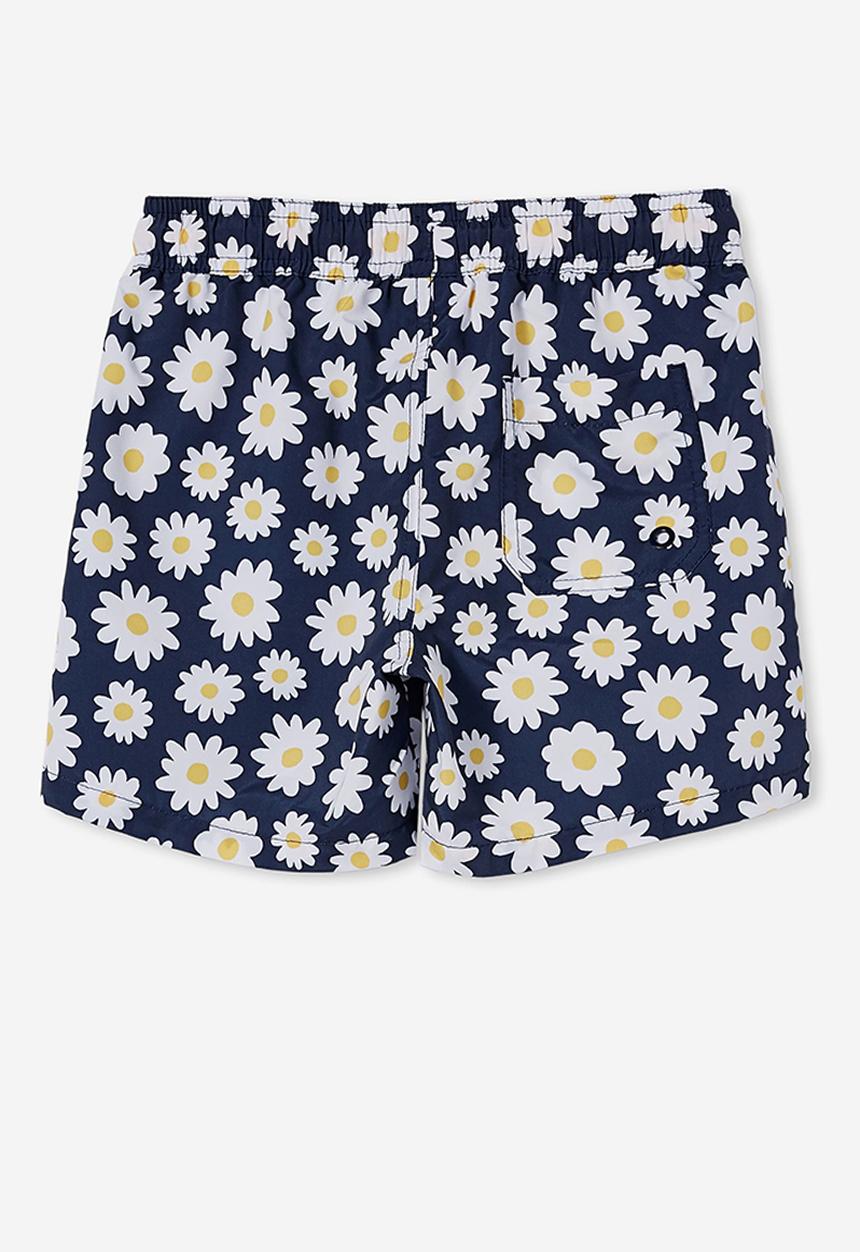 Cotton On - Bailey board short - indigo/daisy