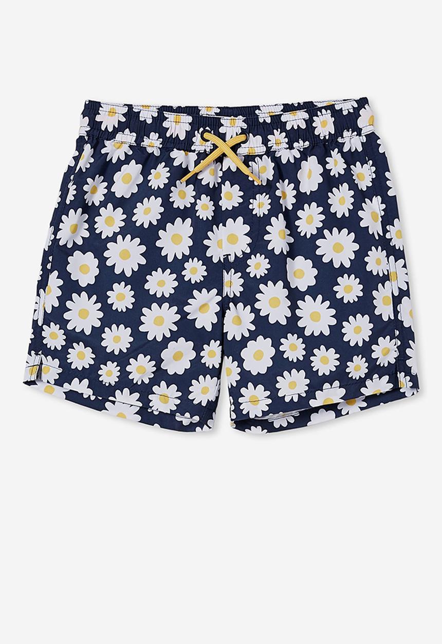 Cotton On - Bailey board short - indigo/daisy