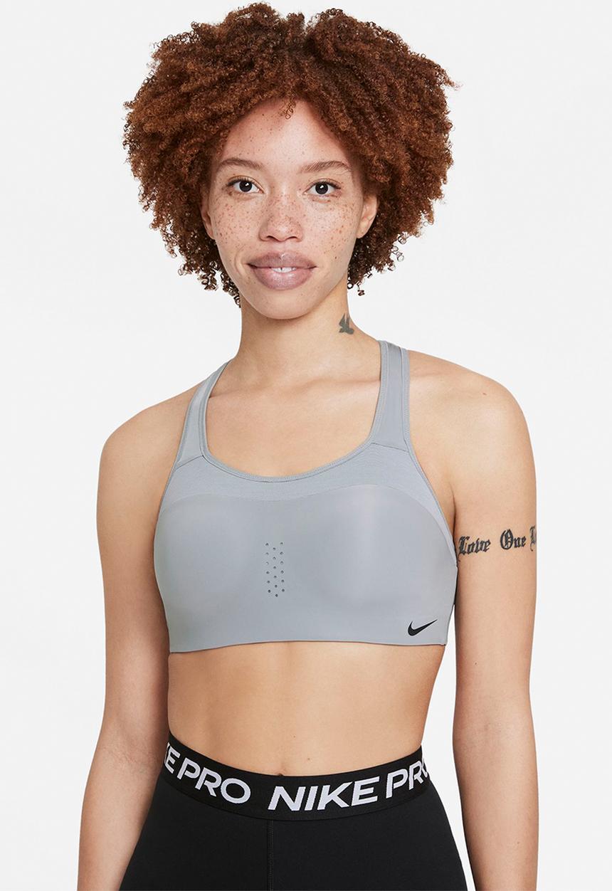 Nike - W nk df alpha bra - grey marle