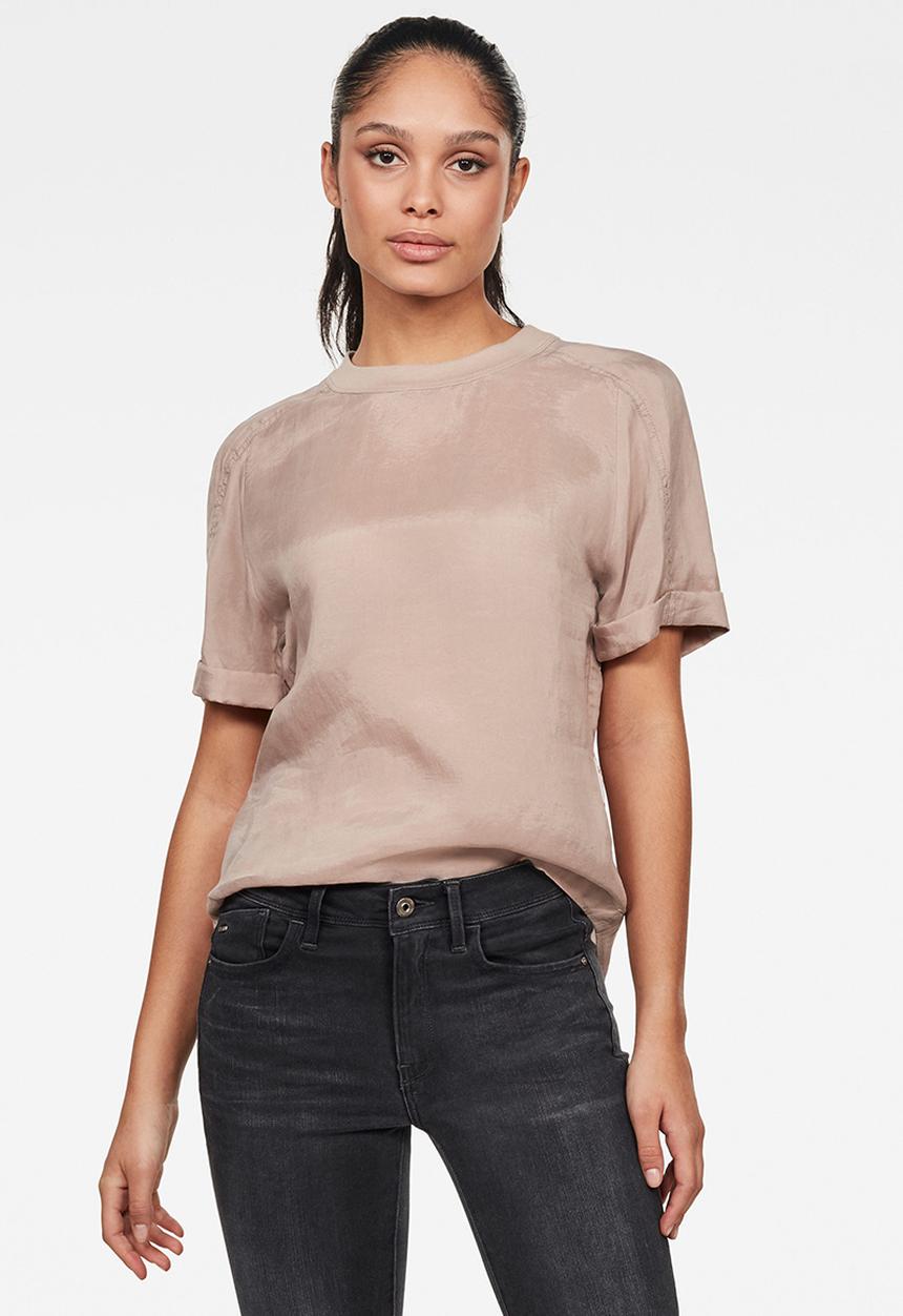 G-STAR - Woven tee  - lt skin