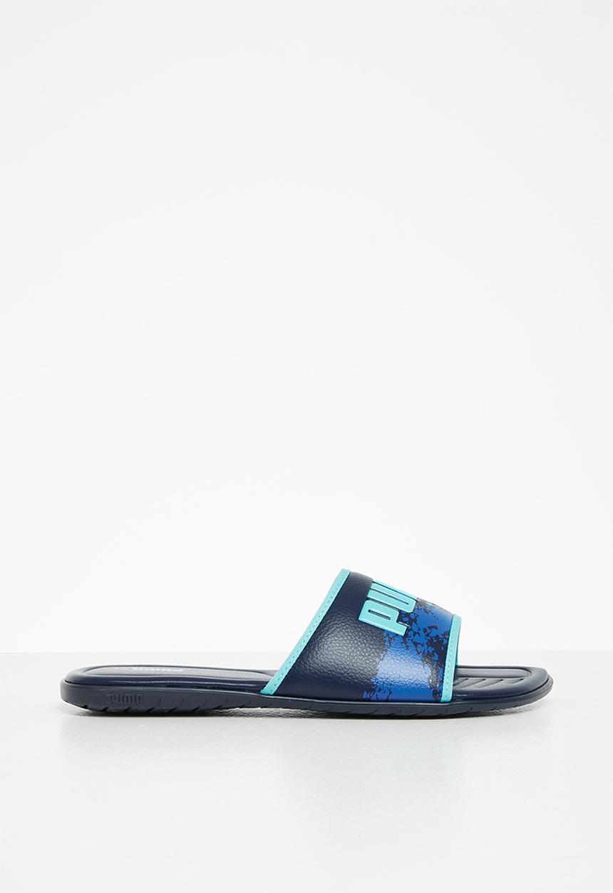 PUMA - Streetcat splash slide JR ZADP - peacoat nebulas blue