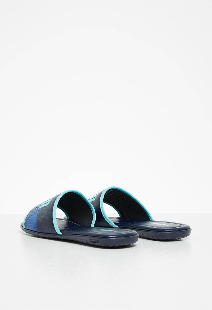 PUMA - Streetcat splash slide JR ZADP - peacoat nebulas blue