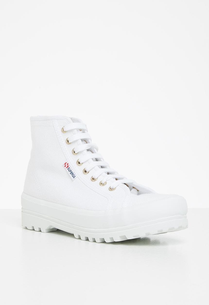 SUPERGA - A3c white pale gold