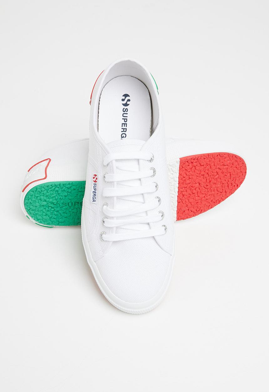 SUPERGA - A5z white italy flag
