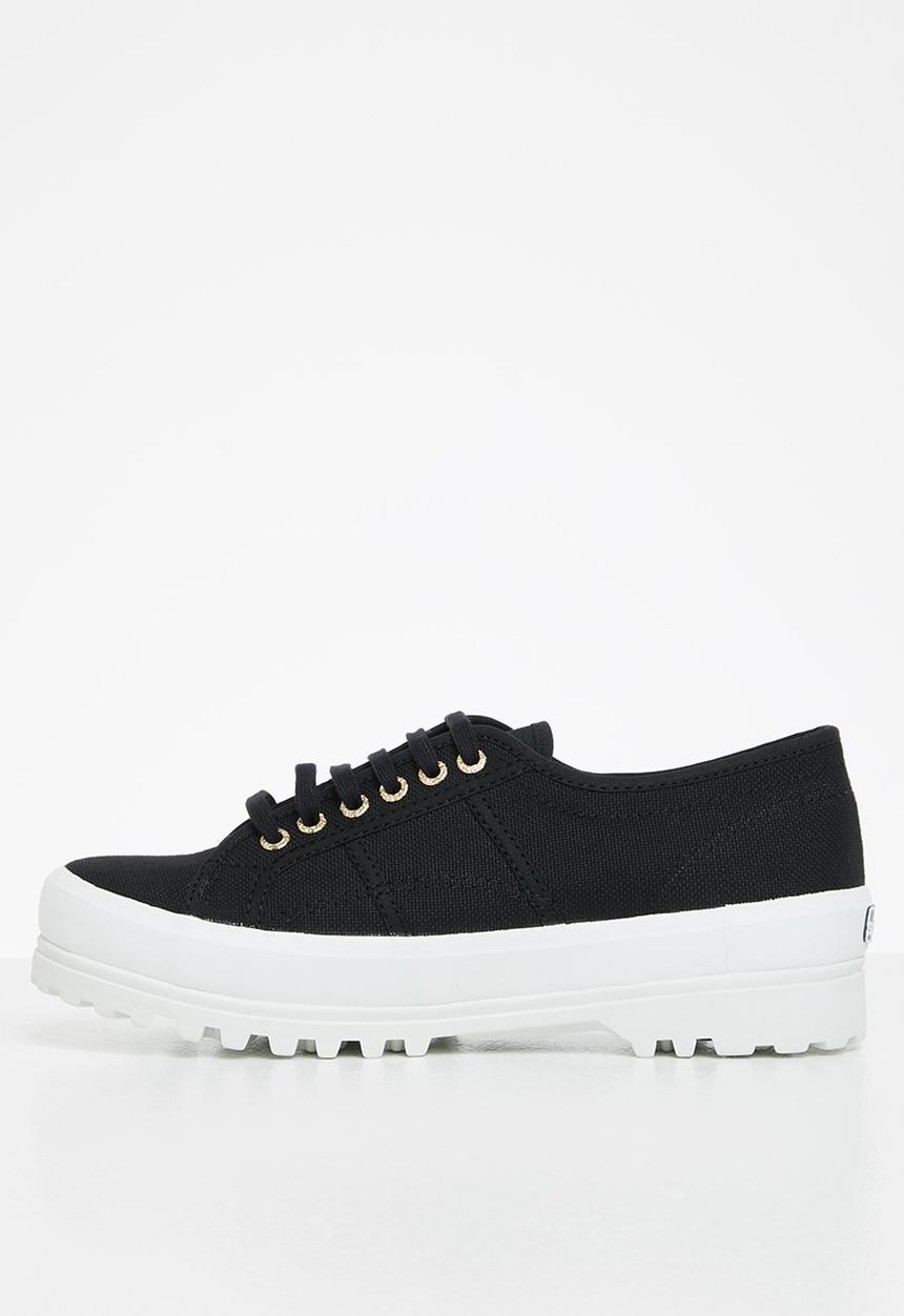 SUPERGA - Aay black pale gold