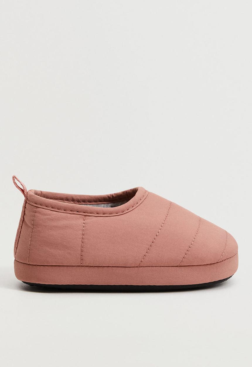 MANGO - Coccon slipper - pink
