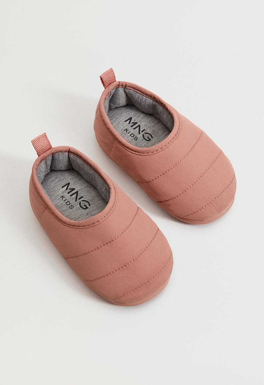 MANGO - Coccon slipper - pink