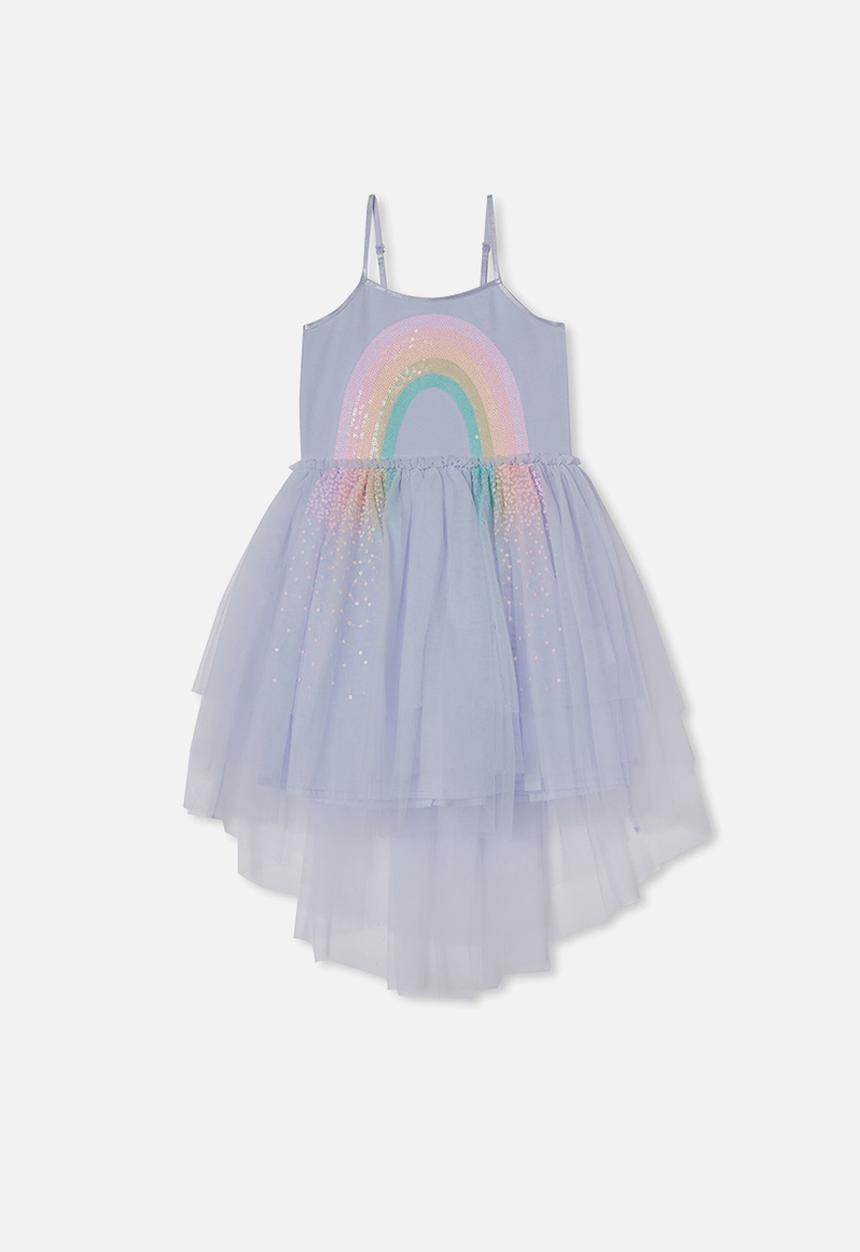 Cotton On - Iris dress up dress  - morning blue/rainbow