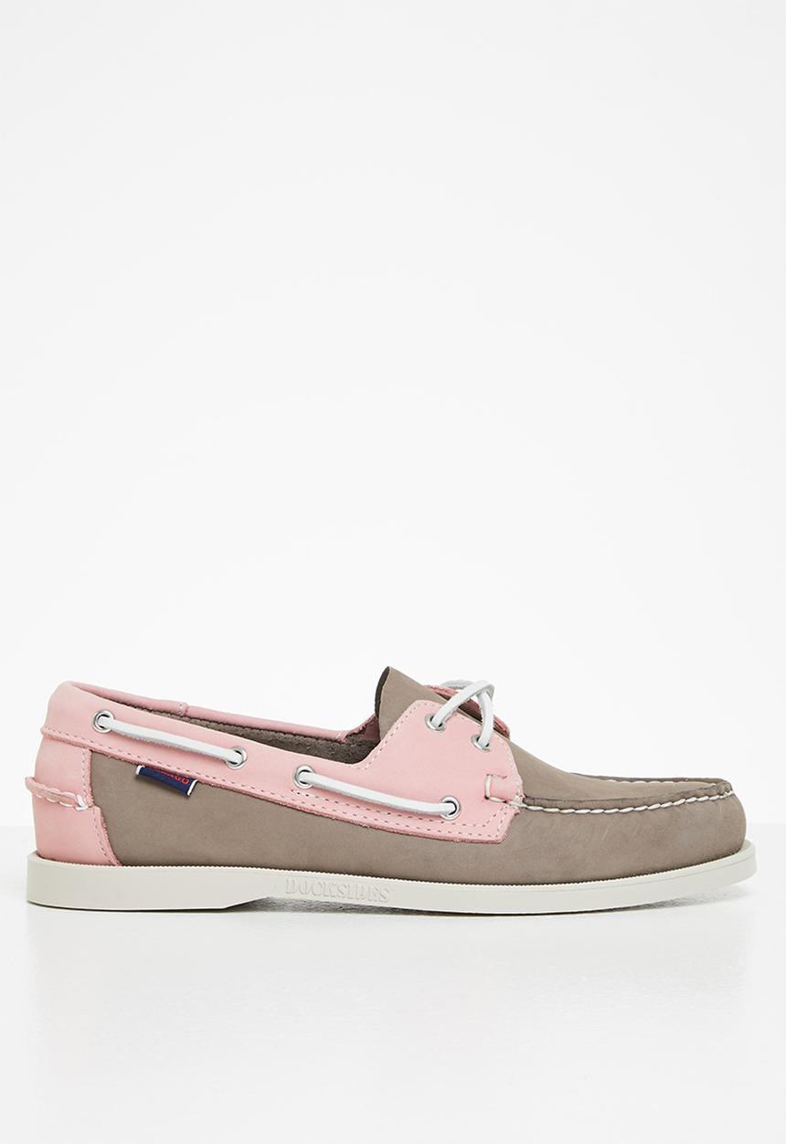 Sebago - Portland archive - mid grey & pink